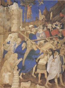 Jacquemart de Hesdin The Carrying of the Cross (mk05) France oil painting art